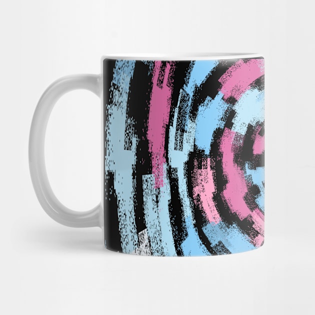 Tunnel Swirl Pastel Arrow Pattern by Peaceful Space AS